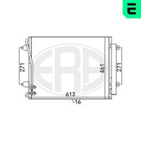 ERA 667108 - Condensador, aire acondicionado