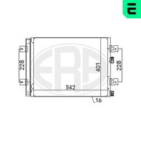 ERA 667130 - Condensador, aire acondicionado