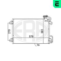 ERA 667127 - Condensador, aire acondicionado