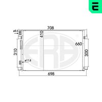 ERA 667165 - Material: Aluminio<br>Artículo complementario / información complementaria 2: con secador<br>Ø entrada [mm]: 11,7<br>Ø salida [mm]: 8,8<br>Longitud de red [mm]: 621<br>Ancho de red [mm]: 408<br>Profundidad de red [mm]: 16<br>