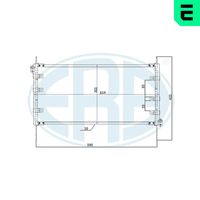 ERA 667276 - Condensador, aire acondicionado