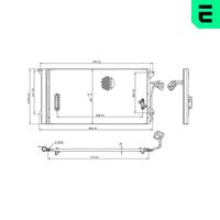 EACLIMA 30C77035 - Condensador, aire acondicionado