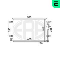 ERA 667089 - Condensador, aire acondicionado