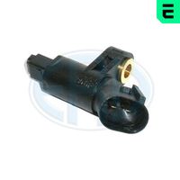 ERA 560010A - Lado de montaje: Eje delantero, izquierda<br>Tipo de sensor: inductivo<br>Número de enchufes de contacto: 2<br>Profundidad de montaje [mm]: 27,5<br>Referencia artículo par: 560010A<br>Peso [kg]: 0,035<br>Resistencia [kOhm]: 1<br>