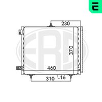 ERA 667009 - Condensador, aire acondicionado