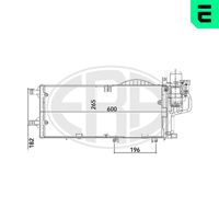 ERA 667100 - Condensador, aire acondicionado