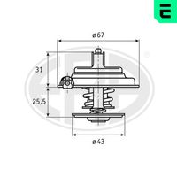 ERA 350204 - Termostato, refrigerante