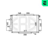 ERA 667112 - Condensador, aire acondicionado