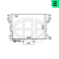 ERA 667033 - Condensador, aire acondicionado