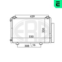 ERA 667041 - Condensador, aire acondicionado