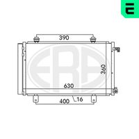 ERA 667035 - Condensador, aire acondicionado