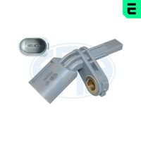 ERA 560385A - Lado de montaje: Eje trasero izquierda<br>Lado de montaje: Eje delantero, izquierda<br>Tipo de sensor: Hall<br>Número de enchufes de contacto: 2<br>Profundidad de montaje [mm]: 27,5<br>Referencia artículo par: 560385A<br>Color: gris<br>