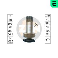 ERA ZN1655 - Engranaje de rueda libre, arrancador