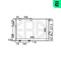 ERA 667043 - Condensador, aire acondicionado