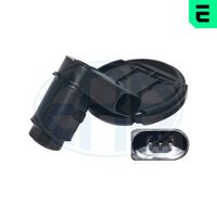 ERA 566090A - Lado de montaje: posterior<br>Color: negro<br>Forma: en forma de ángulo<br>Tipo de sensor: Sensor ultrasonido<br>Artículo complementario/Información complementaria: con junta<br>Número de enchufes de contacto: 3<br>Propiedad química: barnizable<br>Forma del enchufe: oval<br>Color de carcasa: negro<br>