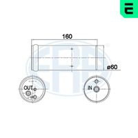 ERA 668002 - Filtro deshidratante, aire acondicionado