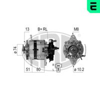 ERA 210796 - Alternador