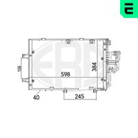 ERA 667129 - Condensador, aire acondicionado