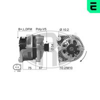 ERA 210260A - Tensión [V]: 12<br>Corriente de carga alternador [A]: 150<br>Restricción de fabricante: Valeo<br>Poleas: con polea<br>