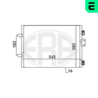 ERA 667113 - Material: Aluminio<br>Artículo complementario / información complementaria 2: sin secador<br>Ø entrada [mm]: 14,3<br>Ø salida [mm]: 11<br>Longitud de red [mm]: 614<br>Ancho de red [mm]: 380<br>Profundidad de red [mm]: 16<br>