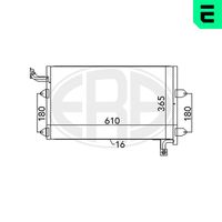 ERA 667138 - Material: Aluminio<br>Artículo complementario / información complementaria 2: sin secador<br>Rosca, entrada: 3/4"-16 UNF<br>Rosca, salida: 5/8" - 18 UNF<br>Longitud de red [mm]: 730<br>Ancho de red [mm]: 416<br>Profundidad de red [mm]: 16<br>