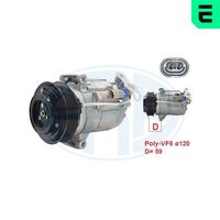 ERA 670124 - Compresor, aire acondicionado