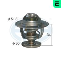 ERA 350258A - Garantía: 2 años de garantía<br>peso [g]: 77<br>para OE N°: 13.42075<br>Temperatura de abertura [°C]: 88<br>