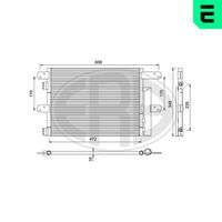 ERA 667120 - Condensador, aire acondicionado