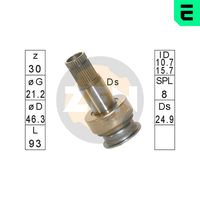 ERA ZN1687 - Engranaje de rueda libre, arrancador