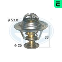 ERA 350080A - nº de motor hasta: 334922<br>Temperatura de abertura [°C]: 85<br>Diámetro 1 [mm]: 54<br>Diámetro 2 [mm]: 23<br>Altura 1 [mm]: 33<br>Artículo complementario/Información complementaria: con junta<br>