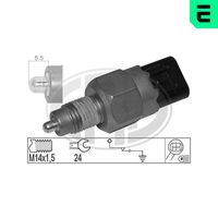 ERA 331013 - Lado de montaje: debajo<br>Medida de rosca: M14 x 1,5<br>Ancho de llave: 24<br>Número de enchufes de contacto: 2<br>Nº de información técnica: circuit N.C.<br>