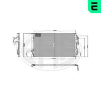 EACLIMA 30C07052 - Condensador, aire acondicionado