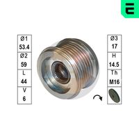 CONTINENTAL CTAM AP9106 - Rueda libre alternador