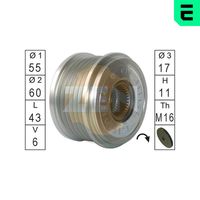 ERA ZN5575 - Rueda libre alternador