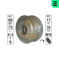 ERA ZN5660 - Rueda libre alternador