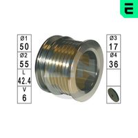 ERA ZN5637 - Polea, alternador