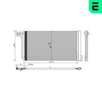 EACLIMA 30C22026 - Condensador, aire acondicionado