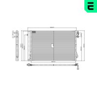 EACLIMA 30C07045 - Condensador, aire acondicionado