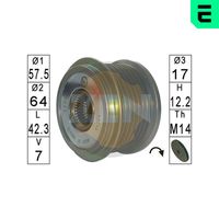 ERA ZN5609 - para n° fabricante: F-585322.XX, 328V2-2<br>para n° fabricante: 357V1-1, 361V1-1<br>Peso [kg]: 0,614<br>Ancho de embalaje [cm]: 9<br>long. de embalaje [cm]: 11<br>h embalaje [cm]: 6<br>Artículo complementario / información complementaria 2: se requiere herramiente especial para montaje<br>Ancho [mm]: 41,2<br>Diámetro 1/Diámetro 2 [mm]: 58,0/17,0<br>