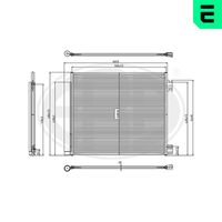 EACLIMA 30C18052 - Condensador, aire acondicionado