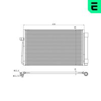 EACLIMA 30C07044 - Condensador, aire acondicionado