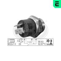 ERA 330203 - Interruptor de temperatura, ventilador del radiador