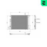 EACLIMA 30C28047 - Condensador, aire acondicionado