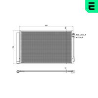 EACLIMA 30C50059 - Condensador, aire acondicionado