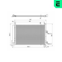 EACLIMA 30C22051 - Condensador, aire acondicionado