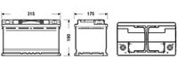 BOSCH 0092S4E111 - Batería de arranque - S4E EFB