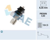 FAE 12200 - Presión [bar]: 0,3<br>Medida de rosca: M12 x 1,5<br>Nº de información técnica: circuit N.C.<br>