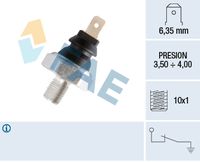 FAE 16030 - Interruptor de control de la presión de aceite