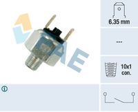 FAE 21020 - Número de piezas necesarias: 1<br>Tipo de servicio: electrohidráulico<br>Número de enchufes de contacto: 2<br>Modelo de conector: Conector plano<br>Tipo de montaje: Conexión roscada<br>Longitud [mm]: 46<br>Medida de rosca: M10x1 konisch<br>Long. de rosca [mm]: 9,0<br>Ancho de llave 1 [mm]: 24<br>