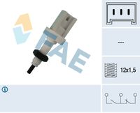 FAE 24380 - Equipamiento de vehículo: para vehículos sin sistema check control<br>Tipo de servicio: mecánico<br>